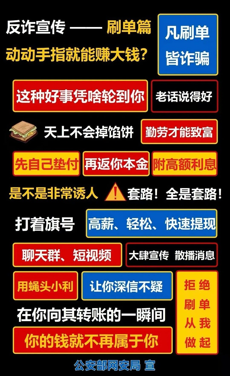 最前沿防騙跨街廣告牌！